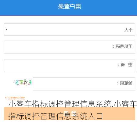 小客车指标调控管理信息系统,小客车指标调控管理信息系统入口