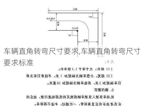 车辆直角转弯尺寸要求,车辆直角转弯尺寸要求标准